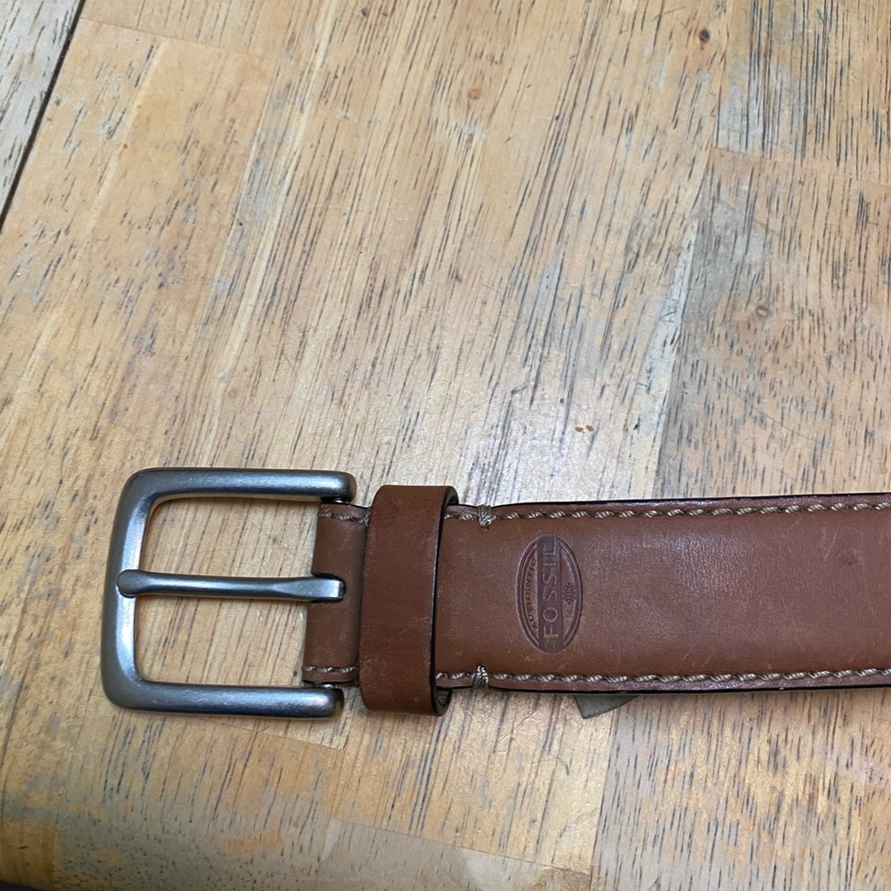 Fossil Men’s Belt Size 32 Brown  Leather MB1255 32